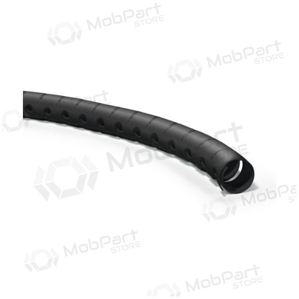 Vamzdis spiralinis kabelių apsaugaimed įrankiu kabelių įvedimui D16 Hellermann Tyton HWPP16 (RITĖ 25m , svart)