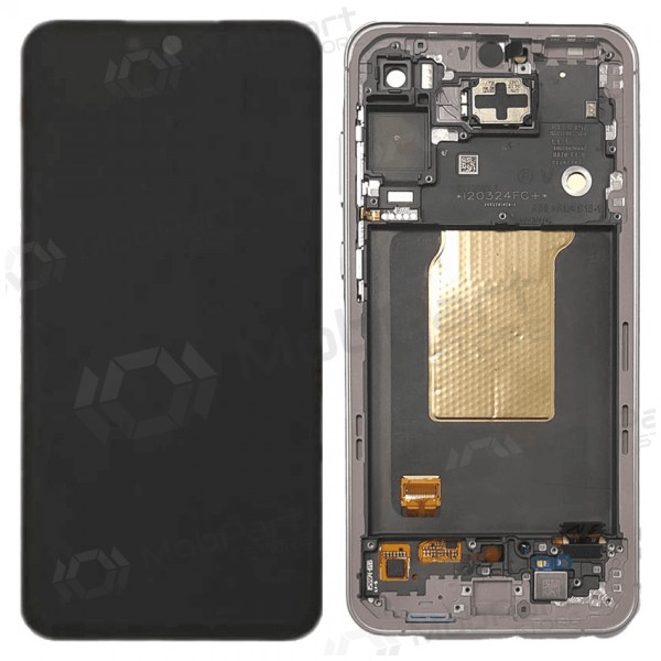 Samsung Galaxy A55 skjerm (Awesome Lilac) (med ramme) (original) Samsung Galaxy A55 skjerm (Awesome Lilac) (med ramme) (original)