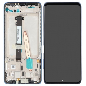 Xiaomi Poco X3 Pro skjerm (blå) (med ramme) (service pack) (original)