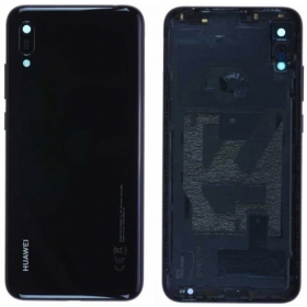 Huawei Y6 2019 / Y6 Pro 2019 / Y6 Prime 2019 bakside (svart) (brukt grade C, original)