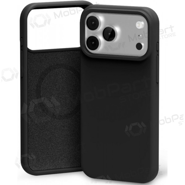 Apple iPhone 17 Pro Max, 18 Pro Max deksel Mercury - Pure Magsafe Silicon Case (svart)