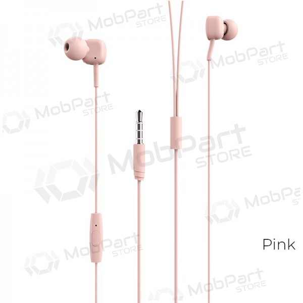 Hodetelefoner / ørepropper Borofone BM34 3,5mm (rosa)
