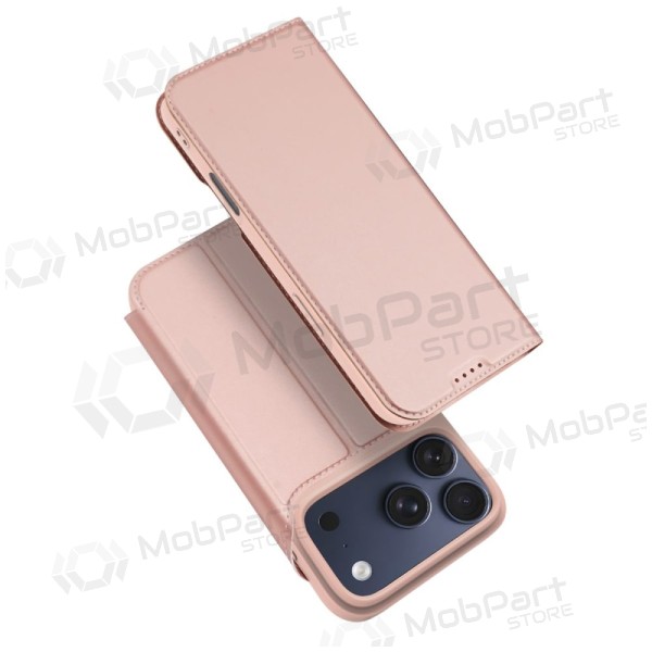 Apple iPhone 17 Pro Max deksel "Dux Ducis Skin Pro" (rosa / gyllen)