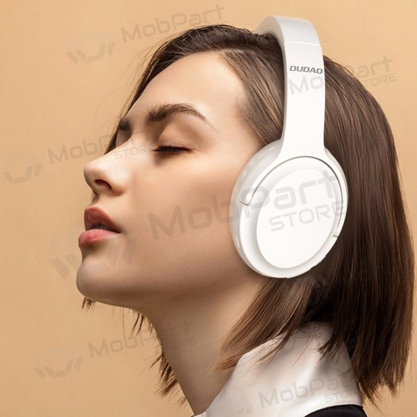Trådløse hodetelefoner med mikrofon Dudao X22Pro Bluetooth USB-C hvit