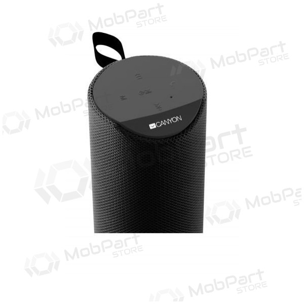 Bluetooth bærbar topphøyttaler CANYON CNS-CBTSP5 (MicroSD, AUX, BT V5.0, 1200mAh) (svart)