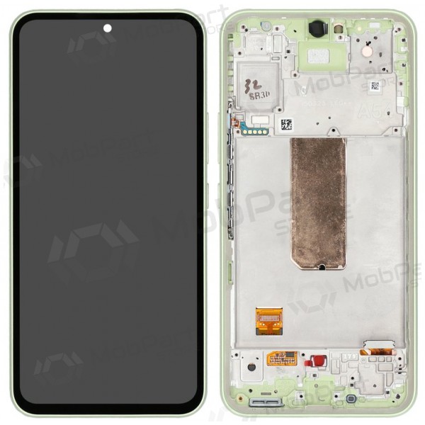 Samsung Galaxy A54 5G skjerm (lysegrønn) (med ramme) (original) Samsung Galaxy A54 5G skjerm (lysegrønn) (med ramme) (original)