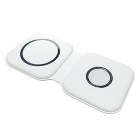 Lader trådløs 2in1 Smart Phone, Watch (hvit)