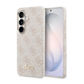 Samsung Galaxy S26 deksel - Guess PU 4G Script Metal Logo Magnetic