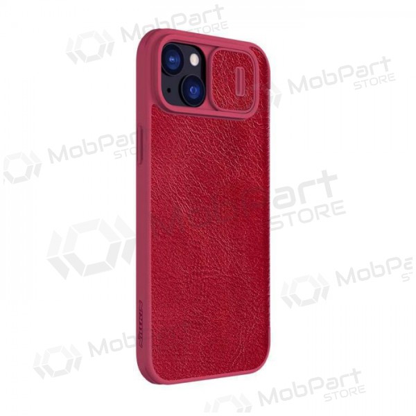 Apple iPhone 14 Plus deksel „Nillkin Leather“ (rød) Apple iPhone 14 Plus deksel „Nillkin Leather“ (rød)
