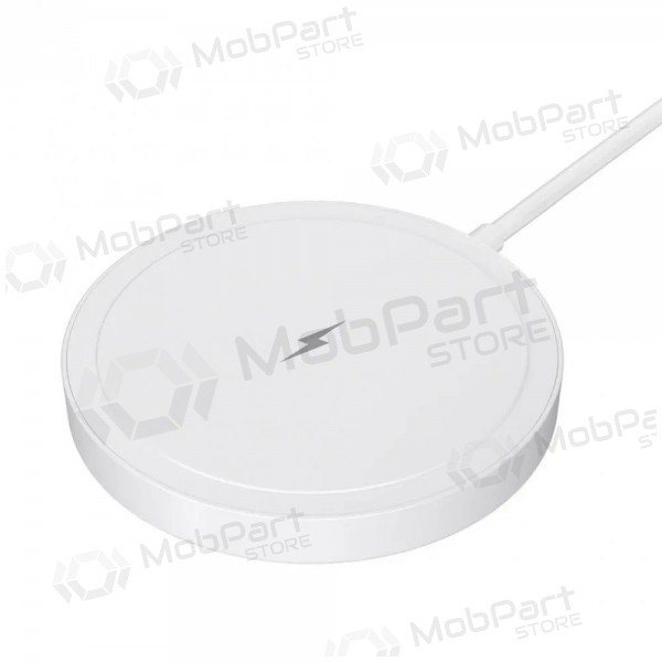 MagSafe trådløs lader Blue Star Charing Pad 15 W med USB-C-kabel hvit