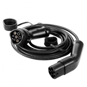 Elektromobilio ladekabel Type 2 - Type 2, 32A, 7.2kW, 1-fazė, 5m