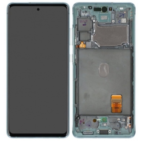 Ekranas Samsung G780/G781 S20 FE su lietimui jautriu stikliuku og rėmeliu Cloud Mint Oled (real size)