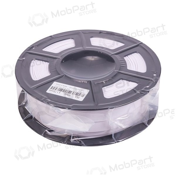 3D spausdinimo plastikas PLA, 1.75mm, 1kg, hvit