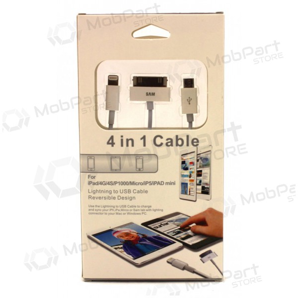 USB-ladeadapter 4in1 (microUSB-TAB-5G)