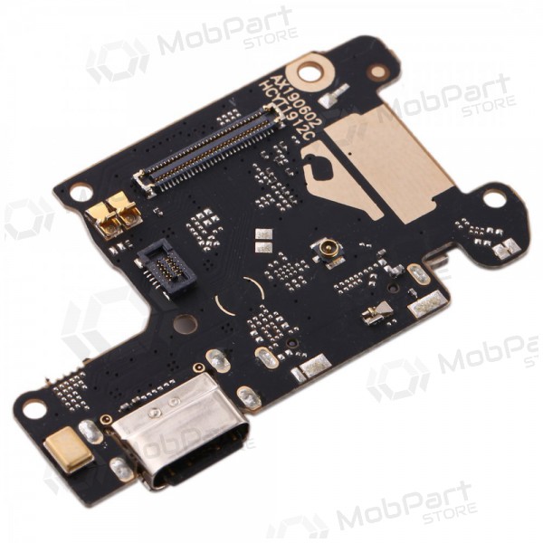 Xiaomi Mi 9T / 9T Pro / Redmi K20 / K20 Pro / F10 ladekontakt og mikrofon med flex (service pack) (original)