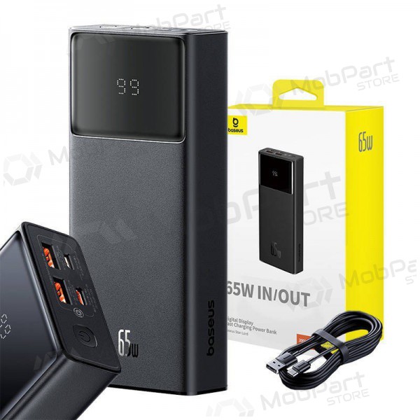 Powerbank Power Bank Baseus StarLord 65W 20000mAh svart P10022906113-00 Powerbank Power Bank Baseus StarLord 65W 20000mAh svart P10022906113-00