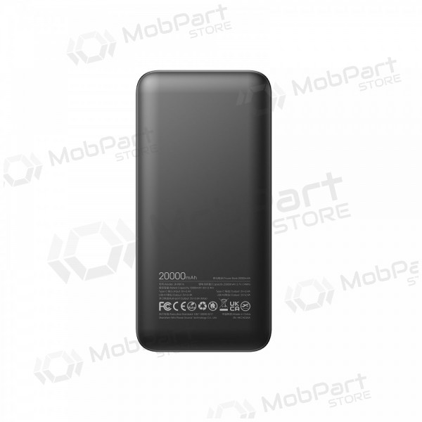 Powerbank Power Bank Joyroom JR-PBF14 20000mAh svart Powerbank Power Bank Joyroom JR-PBF14 20000mAh svart