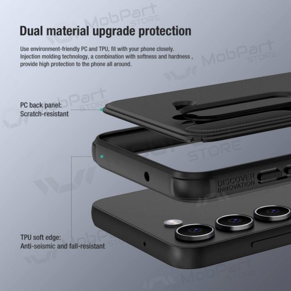 Samsung Galaxy A14 5G deksel „Nillkin Frosted Shield“ (blå)