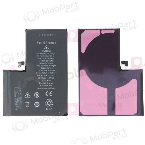 Apple iPhone 13 Pro Max batteri (Self-Diagnosable) (Premium)