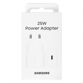 Lader original Samsung EP-T2510NWEGEU 25W i pakken hvit
