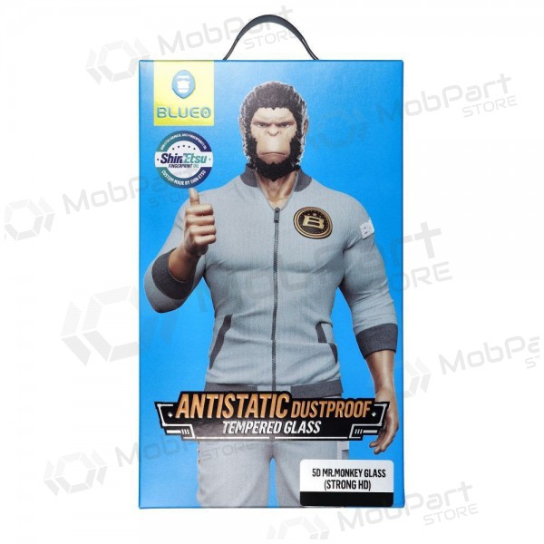 LCD apsauginis stikliukas 5D Mr. Monkey Glass (Strong Lite) Samsung A356 A35 5G/A556 A55 5G svart