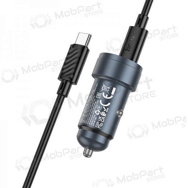 Billader Hoco Z57A 30 W USB-C + USB-A med USB-C-kabel 1 m