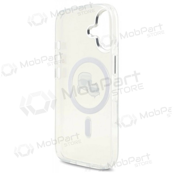 Apple iPhone 17 deksel - Karl Lagerfeld IML K&CH Heads Metal Frame MagSafe (gjennomsiktig)