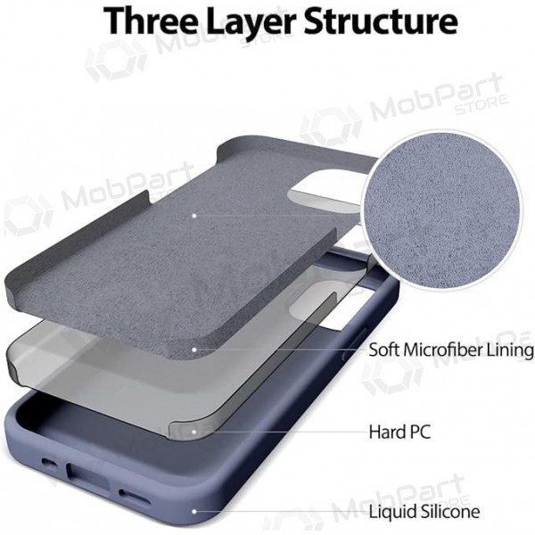Apple iPhone 11 Pro Max deksel Mercury - Silicone Case (lavendelgrå)