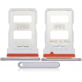 Xiaomi Mi 11i / Poco F3 SIM kortholder (sølvgrå) (service pack) (original)