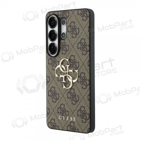 Samsung Galaxy S26 Ultra deksel - Guess PU 4G Metal Logo (brun)