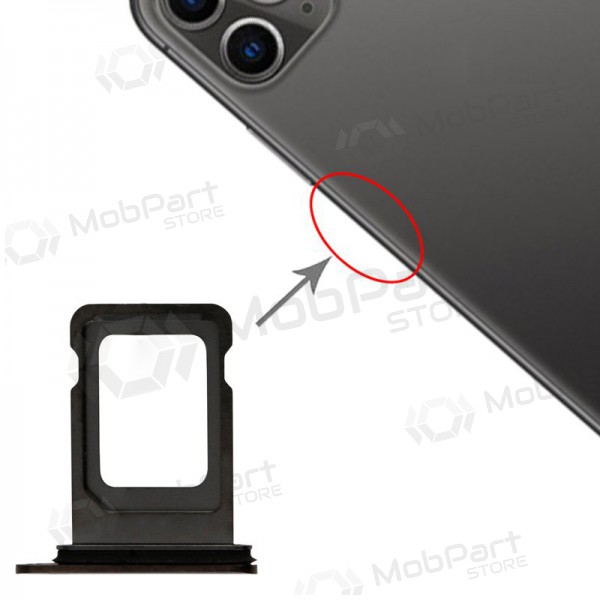 Apple iPhone 11 Pro / 11 Pro Max SIM kortholder grå (space grey)