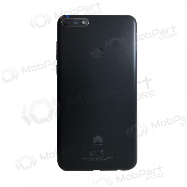 Huawei Y7 Prime 2018 bakside (svart) (brukt grade B, original)