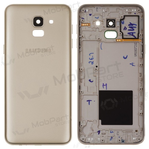 Samsung J600 Galaxy J6 2018 bakside (gyllen) - Premium