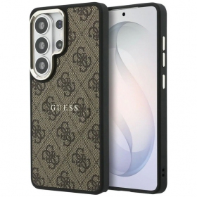 Samsung Galaxy S26 Ultra deksel -Guess PU Leather 4G Gold Frame Magnetic-