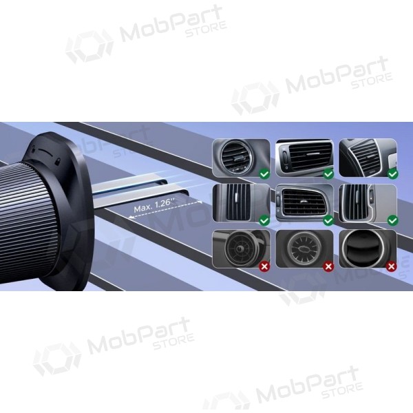 Bilholder for telefon Ugreen LP923 MagSafe til ventilasjonsgitter
