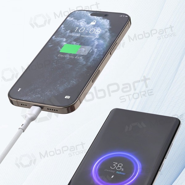 USB-C-kabel Dudao L9CMax USB-C til USB-C 2 m 240 W svart