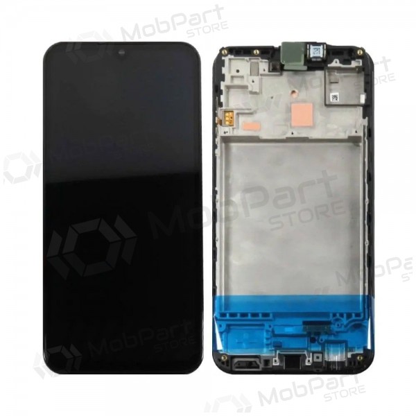 Samsung Galaxy M15 5G skjerm (svart) (med ramme) (original) Samsung Galaxy M15 5G skjerm (svart) (med ramme) (original)