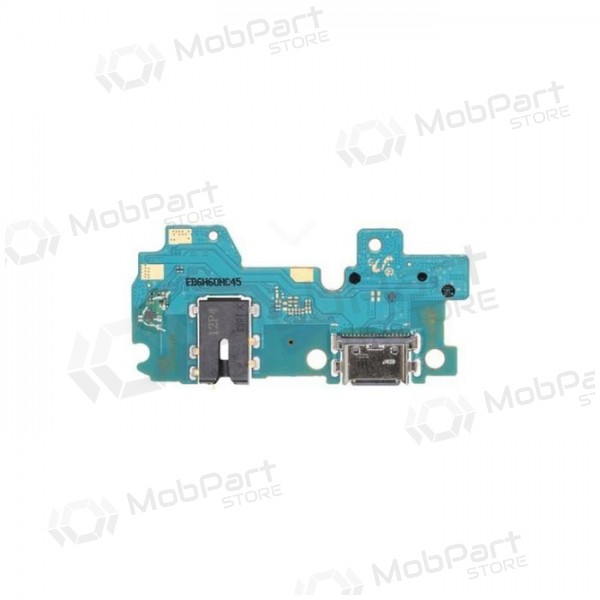 Samsung Galaxy M225 M22 2021 / M325 M32 2021 ladekontakt og mikrofon med flex (service pack) (original)