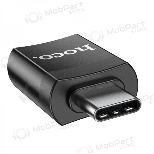 USB-C adapter Hoco UA17 USB-C til USB-A svart