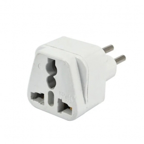 Įkrovimo adapter USA/UK/CN-EUR hvit
