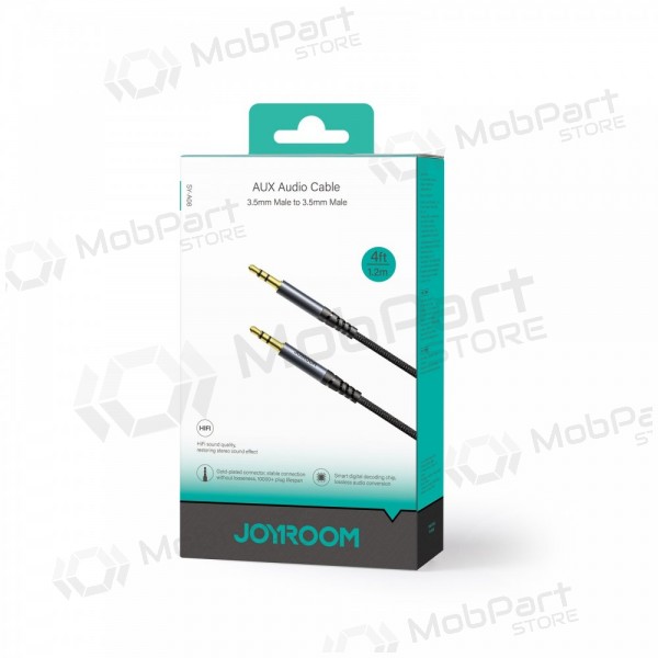 Audio kabel Joyroom SY-A08 3,5mm to 3,5mm 1.2m svart