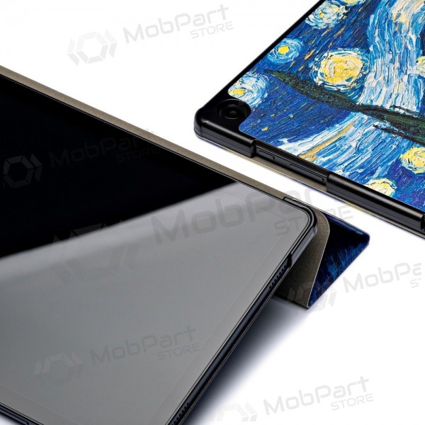 Samsung Galaxy Tab A9+, Tab A11+ deksel - Smart Leather (starry night)