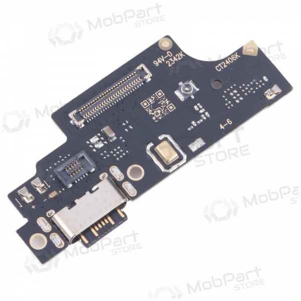 Xiaomi Redmi Note 13 Pro 4G ladekontakt og mikrofon med flex (service pack) (original)