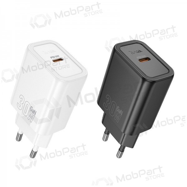 Telefonlader Hoco N62 30 W GaN USB-C hvit