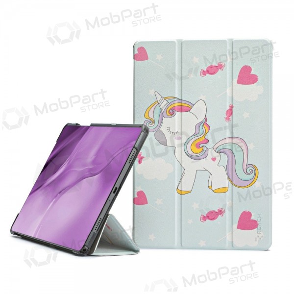 Samsung Galaxy Tab A9+, Tab A11+ deksel - Smart Leather (unicorn)