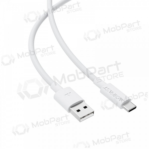 USB kabel Acefast C18-04 USB-A to USB-C 1.2m hvit