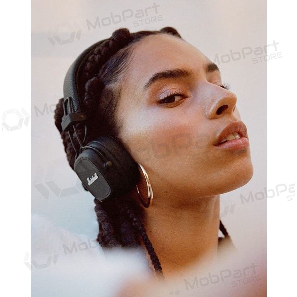 Trådløss ausinės Marshall Major IV On-Ear Bluetooth juodos