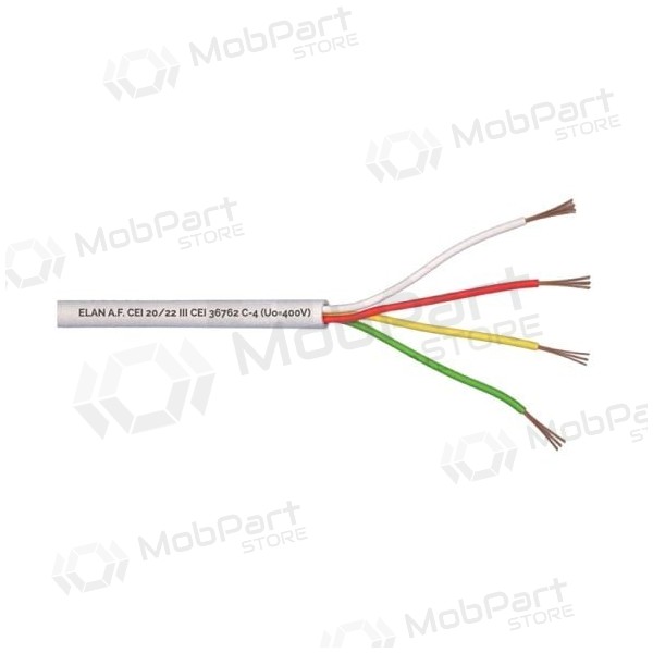 ELAN skjermet kabel 4x0.22