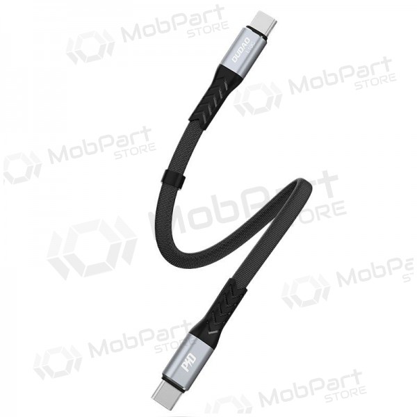 USB-C-kabel Dudao L10C USB-C til USB-C 0,23 m 100 W svart