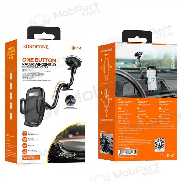 Mobilholder Borofone BH54 tvirtinamas prie lango